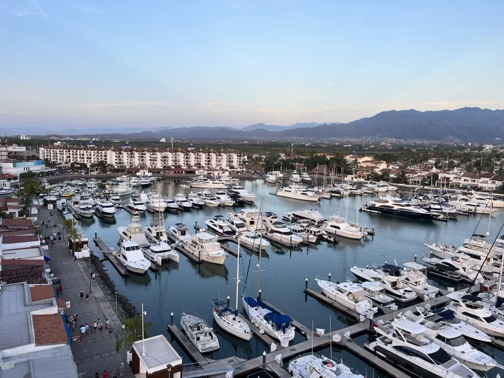 View of Marina Vallarta, the tour's departure point